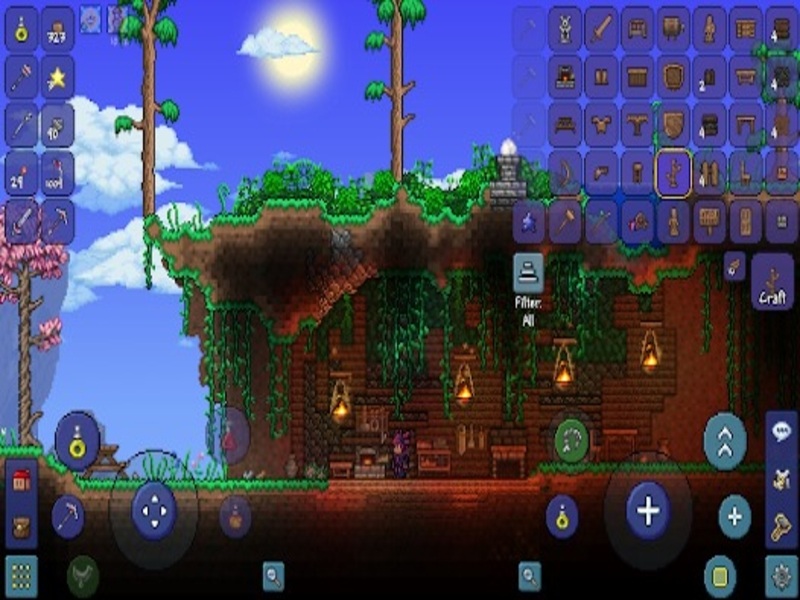 Tải Terraria Apk (Mod Menu, Vô Hạn Tất Cả) V1.4.4.9.8 Gameplay Hấp Dẫn Của Terraria Apk