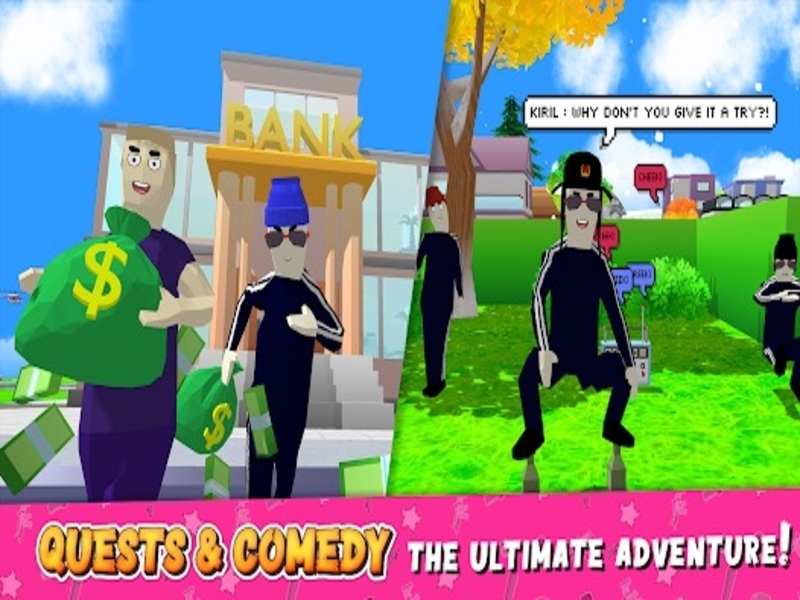 Tải Dude Theft Wars Theartpics Mod Apk (Vô Hạn Tiền, Bất Tử, Menu) V0.9.0.9f6 Gameplay Thú Vị Trong Dude Theft Wars Theartpics Mod Apk