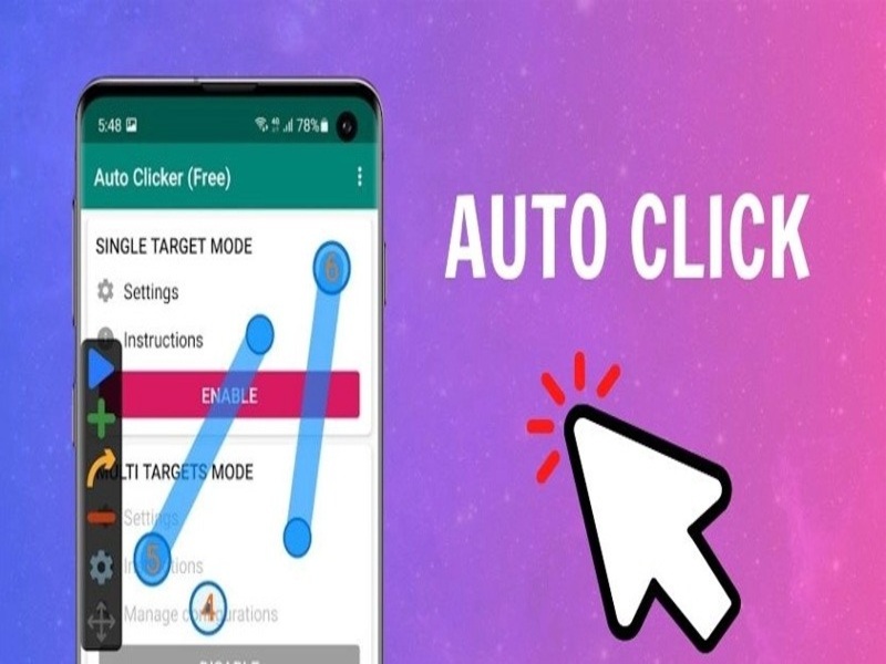 Tải Auto Click Apk (Mở Khóa Pro) V2.3.0 Cho Android Tính Năng Nổi Bật Trong Auto Click Apk