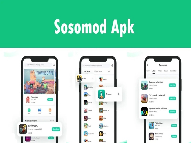Tải SosoMod Apk V8.7 Miễn Phí Cho Android Tính Năng Nổi Bật Trong SosoMod Apk