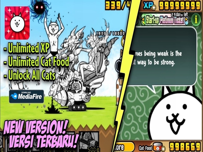Tải The Battle Cats Hack (Mở Khóa Tất Cả Mèo) V15.0.3 So Sánh Bản Gốc Và Bản The Battle Cats Hack