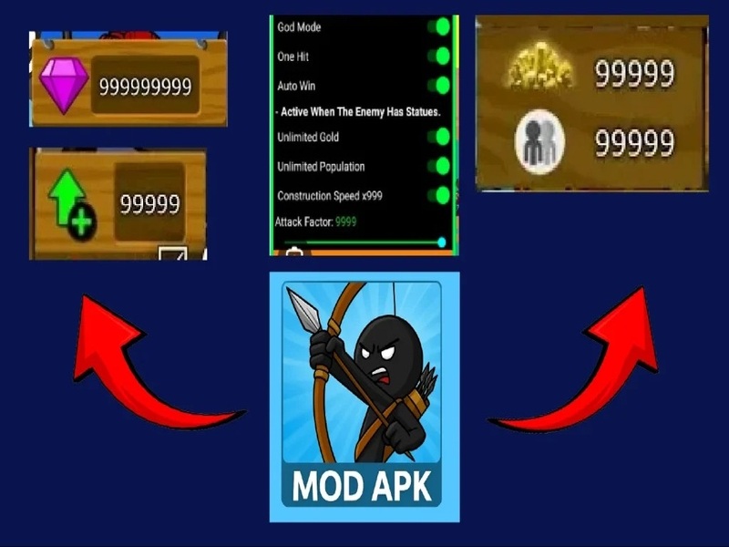 Tải Stick War Legacy Modlmh.com Mod Apk (Menu, Vô Hạn Tất Cả) v2026.1.565 Tính Năng Nổi Bật Trong Hack Stick War Legacy Modlmh.com