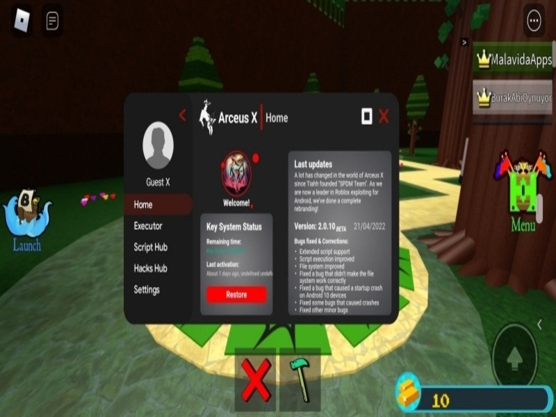 Tải Hack Arceus X Neo V1.9.2 Mới Nhất Cho Android Menu Hack Đa Năng - Dễ Dàng Sử Dụng Cho Mọi Người