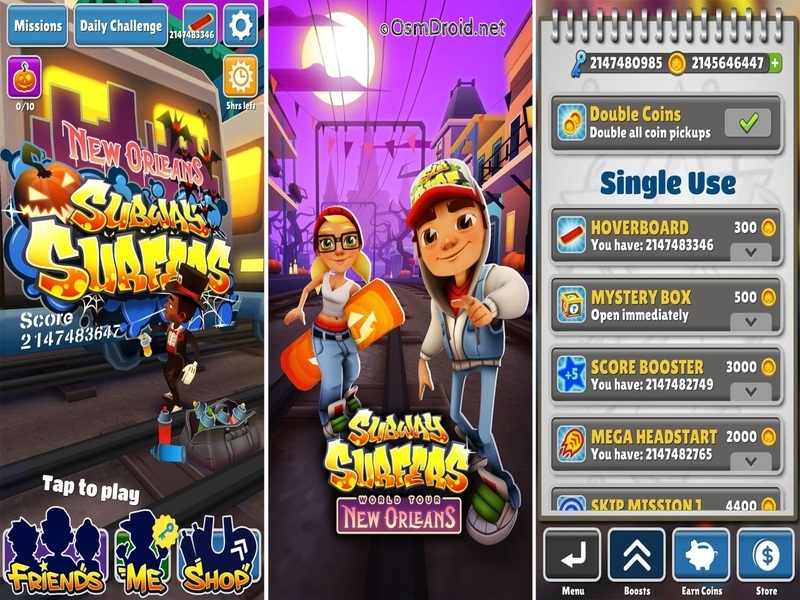 Tải Subway Surfers Androidmentor (Full Tất Cả) V3.54.0 So Sánh Bản Gốc Và Bản Subway Surfers Full Hack