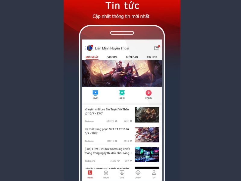 Tải Garena APK v2.4.6.107 Mới Nhất Cho Android Cập nhật thông tin nhanh chóng trong Garena APK