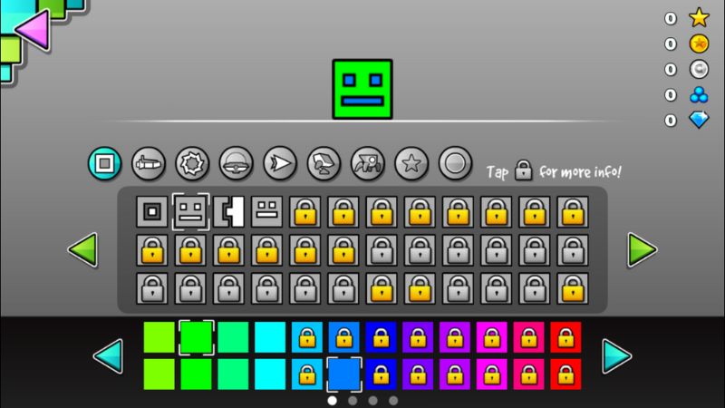 Tải Geometry Dash Lite APK v2.2.147 Miễn Phí Cho Mobile Tùy chỉnh nhân vật của bạn trong Geometry Dash Lite