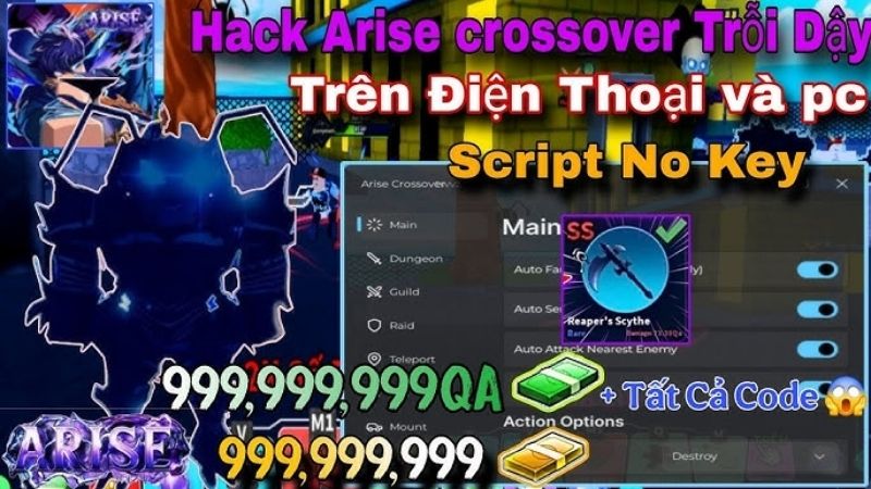 Tải Hack Arise Crossover VNG (Auto Farm, Dungeon) v2.700 Mới Nhất Hack Arise Crossover VNG Có Tính Năng Gì Nổi Bật?