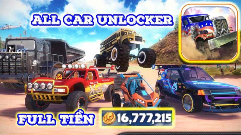 Tải Hack Off The Road (Vô Hạn Tiền, Mở Khóa Xe, VIP) v1.18.1 Hack Off The Road Menu Có Tính Năng Gì?