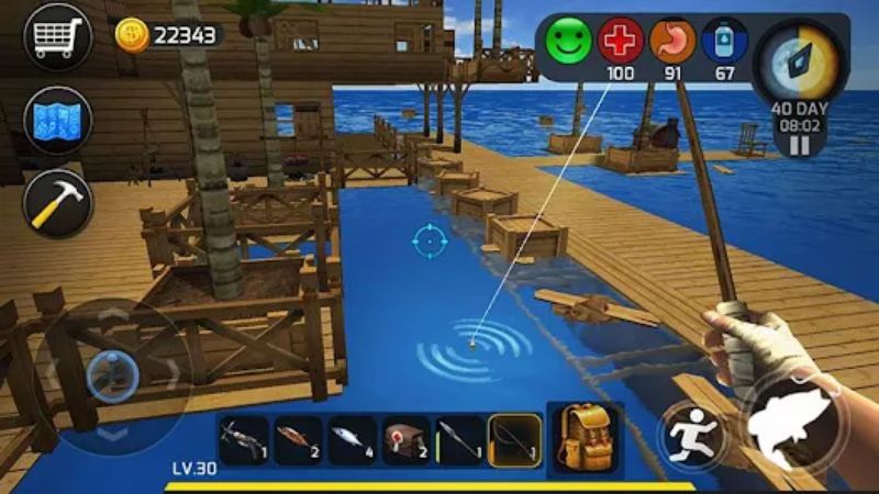 Tải Hack Survival On Raft (Menu, Full Tiền, Mở Khoá Creative Mode) v368 Trải nghiệm game sinh tồn trên biển với Hack Survival On Raft