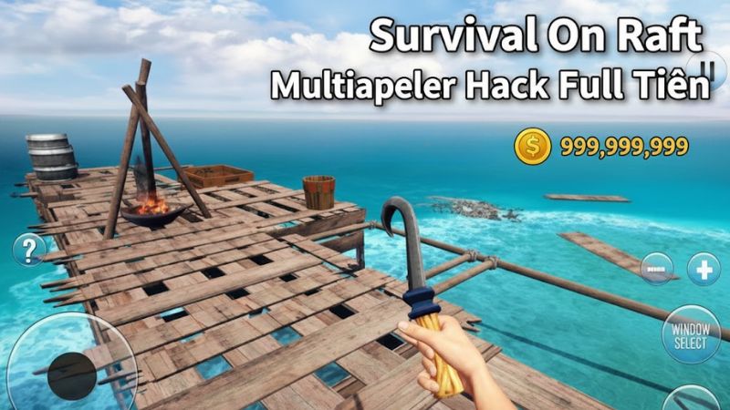 Tải Hack Survival On Raft (Menu, Full Tiền, Mở Khoá Creative Mode) v368 Survival On Raft Hack Menu Có Gì Vượt Trội?