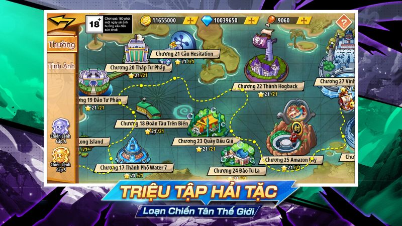 Tải Hack Thế Giới Hải Tặc (Menu, Vô Hạn Tiền, Kim Cương) v1.0 Loạn chiến tân thế giới trong Hack Thế Giới Hải Tặc