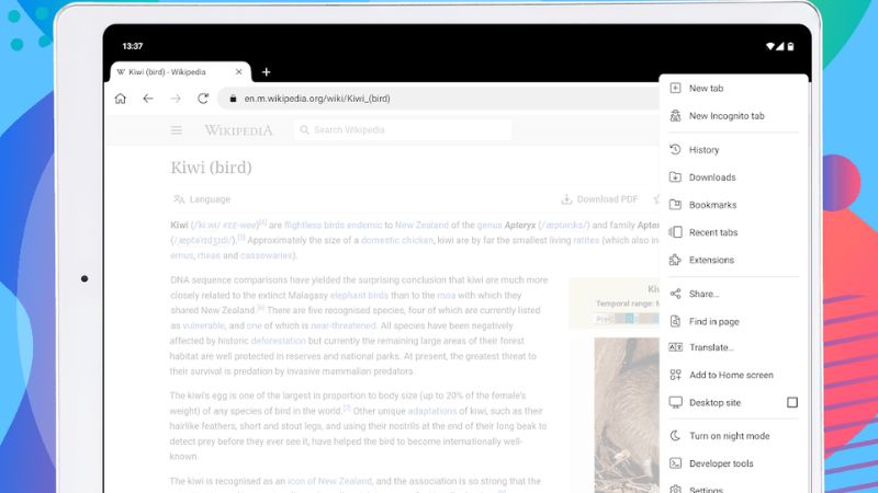 Tải Kiwi Browser APK v139.0.7339.0 Miễn Phí rình chặn quảng cáo và cửa sổ bật lên mạnh mẽ trong Kiwi Browser APK