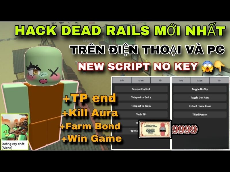 Tải Hack Dead Rails + Script (Auto Win, Kill Aura, AimBot) v0.3.2 Phiên Bản Hack Dead Rails Có Gì Đặc Biệt?