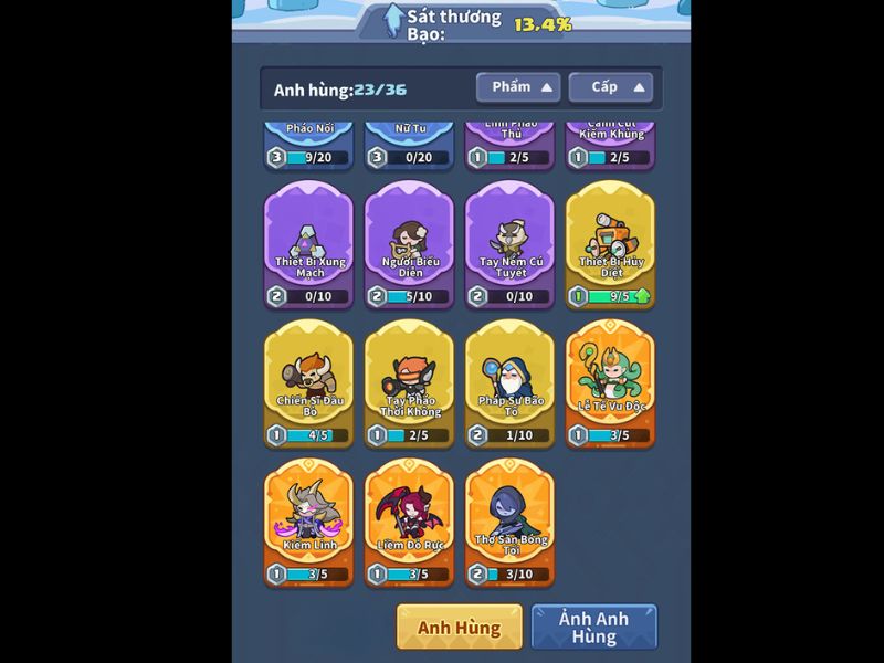 Tải Tiểu Tuyết Lĩnh Chủ Mod APK (Vô Hạn Tiền, Bông Tuyết) v1.53 Hệ thống nhân vật đa dạng, phong phú trong Tiểu Tuyết Lĩnh Chủ Mod