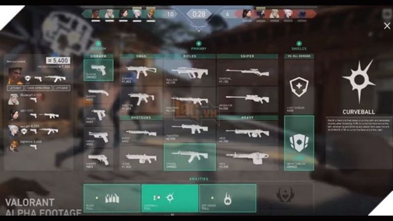 Tải Valorant Mobile APK v1.21.0 Mới Nhất Cho Android Kho vũ khí đa dạng, đòi hỏi kỹ năng cao trong Valorant Mobile Apk