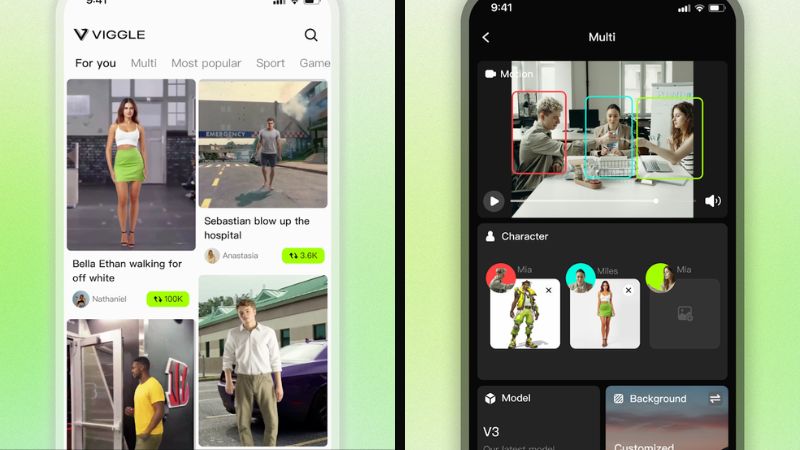 Tải Viggle Ai Mod APK (Bản Full) v1.4.8 Miễn Phí Cho Android Bắt kịp mọi xu hướng trên TikTok và mạng xã hội trong Viggle AI