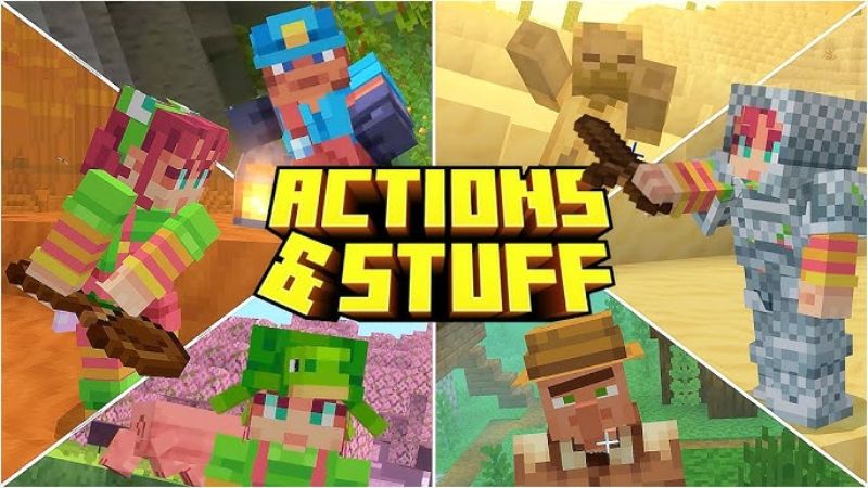 Tải Action And Stuff APK v1.26.1.1 Mới Nhất Cho Mobile Action And Stuff - Bản Nâng Cấp Hình Ảnh Và Hoạt Ảnh Tối Ưu Cho Minecraft Bedrock