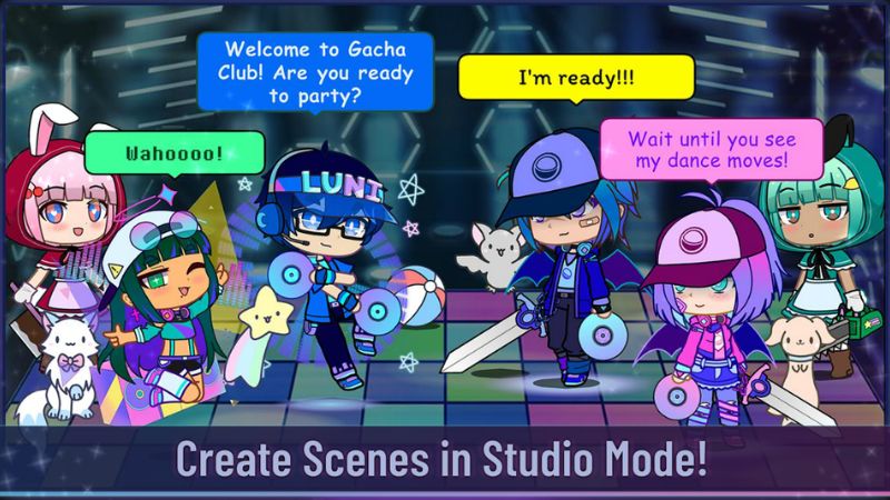 Tải Gacha Club APK v1.1.12 Miễn Phí Cho Android Chế độ Studio trong Gacha Club