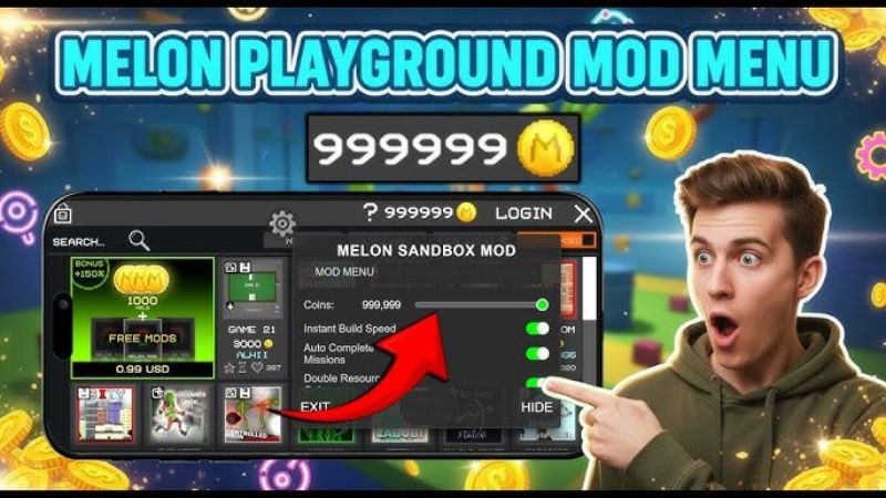 Tải Hack Melon Playground (Fulll Tiền, Xu, No Ads) V34.4.3 Hack Melon Playground Có Gì Đặc Biệt?