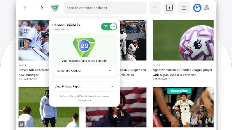 Tải Herond Browser APK v2.5.5 Mới Nhất Cho Mobile Bảo vệ dữ liệu cá nhân trong Herond Browser APK