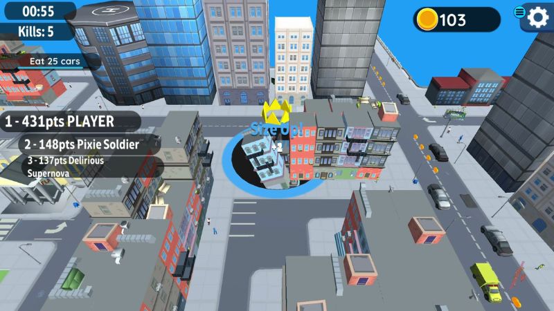 Tải Hole Io Hack (Vô Hạn Tiền) v2.39.8 Miễn Phí Cho Android Trận chiến nhiều người chơi thời gian thực trong Hole Io