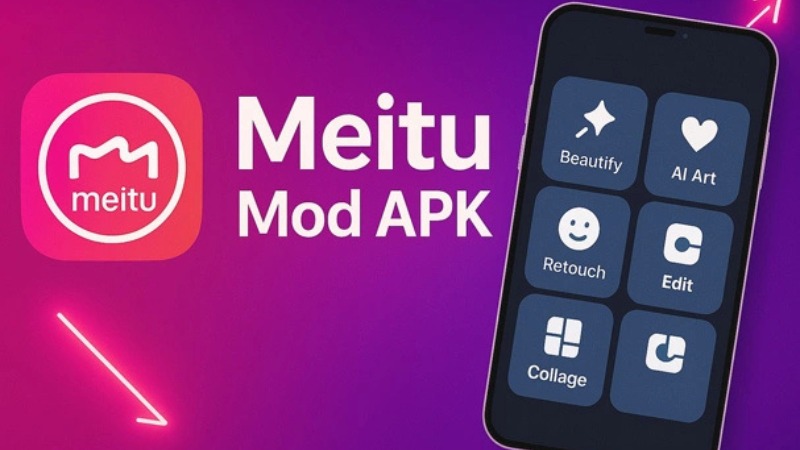 Tải Meitu Mod Apk V12.2.9 (Mở Khóa Vip) Miễn Phí Tính Năng Nổi Bật Trong Meitu Mod Apk