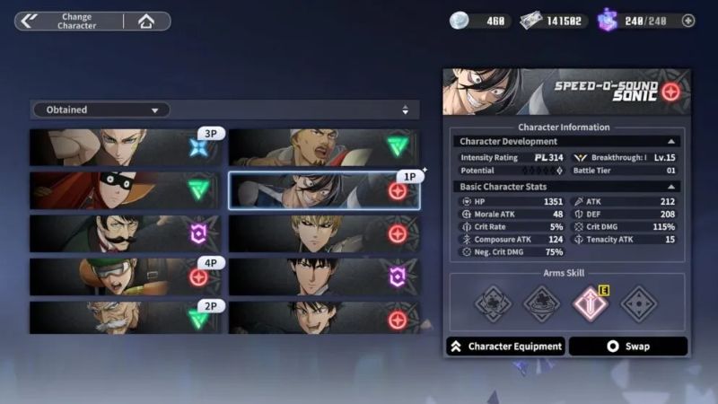 Tải One Punch Man World APK v1.2.0 Miễn Phí Cho Android Xây dựng đội anh hùng và nhân vật trong One Punch Man World