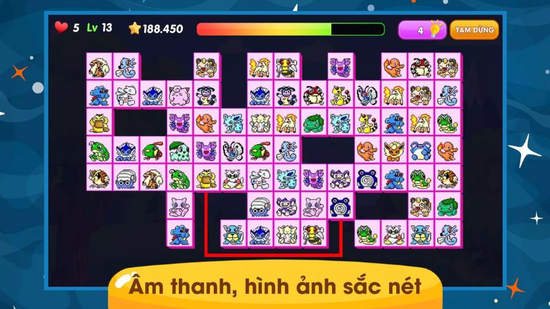 Tải Pikachu Cổ Điển APK v1.0.0 Hay Nhất Cho Mobile Đồ họa và âm thanh sắc nét trong Pikachu Cổ Điển