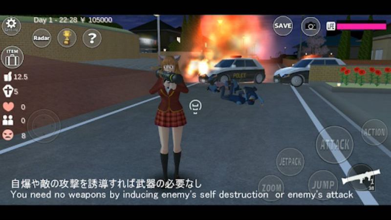Tải Sakura School Simulator APK v1.047.12 Mới Nhất Thế giới mở tự do và sáng tạo trong Sakura School Simulator