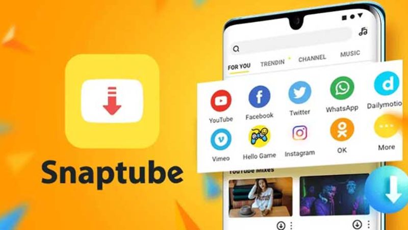 Tải Snaptube APK v7.54.0.75450110 Miễn Phí Cho Android Tải video và nhạc từ nhiều nền tảng trong Snaptube APK