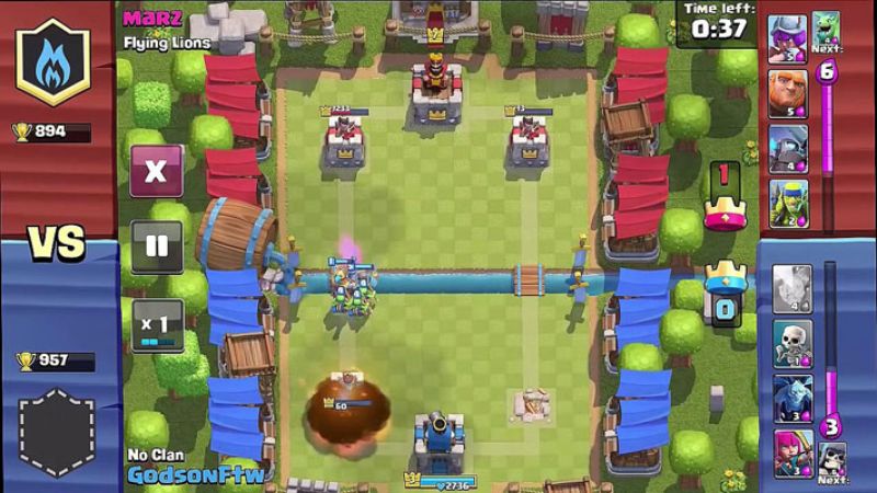 Tải Clash Royale APK v130300033 Mới Nhất Cho Mobile Đồ họa hoạt hình đặc trưng và âm thanh sống động trong Clash Royale APK