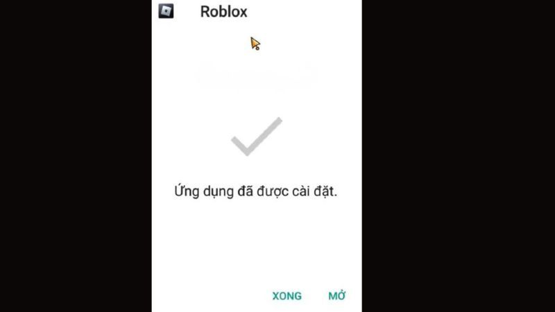 Tải Delta Executor VNG Roblox V2.706 Cho Android Hoàn tất cài đặt các bạn nhấn Mở