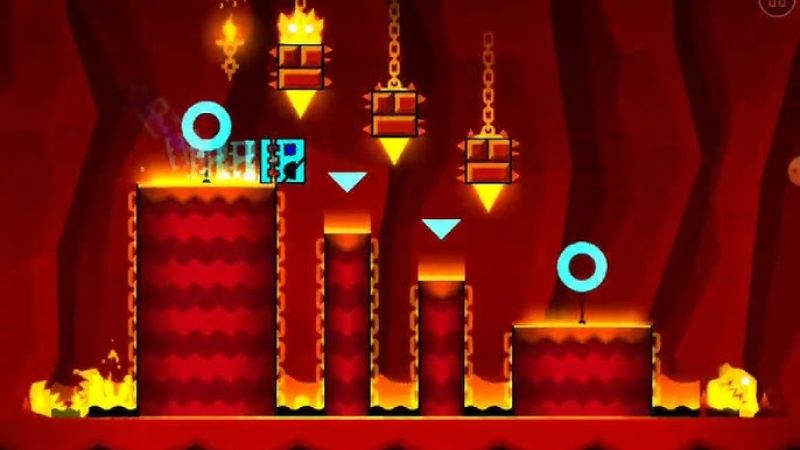 Tải Geometry Dash Meltdown APK v2.2.147 Cho Android Ba cấp độ độc đáo với âm nhạc từ F-777 trong Geometry Dash Meltdown