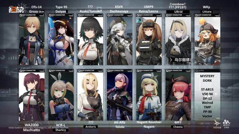 Tải Girls Frontline 2 APK v2.9 Mới Nhất Cho Android Hệ thống nhân vật trrong Girls Frontline 2