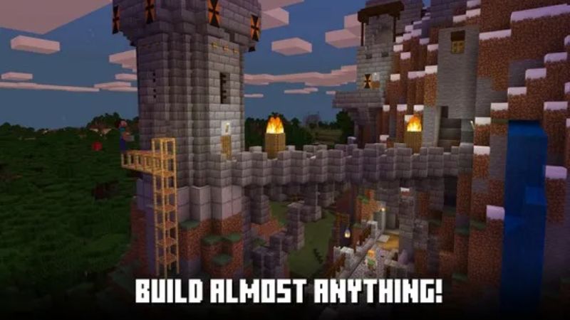 Tải Minecraft Bedrock Edition APK v5.1.1 Mới Nhất Chế độ sáng tạo tự do trong Minecraft Bedrock Edition