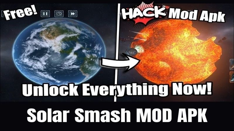 Tải Hack Solar Smash (Vô Hạn Tên Lửa, Max Level) V2.6.5 Các Tính Năng Nâng Cao Của Bản Hack Solar Smash