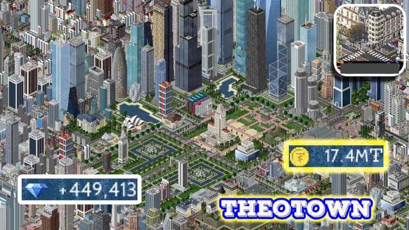Tải TheoTown MOD APK (Vô Hạn Kim Cương, Mở Khóa Tất Cả) v1.11.24 Những Tính Năng Nâng Cao Trong Bản TheoTown MOD APK